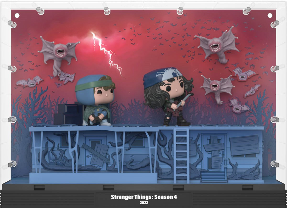 Pop! Moment Deluxe: Dustin e Eddie Contra os Demobats (Stranger Things)