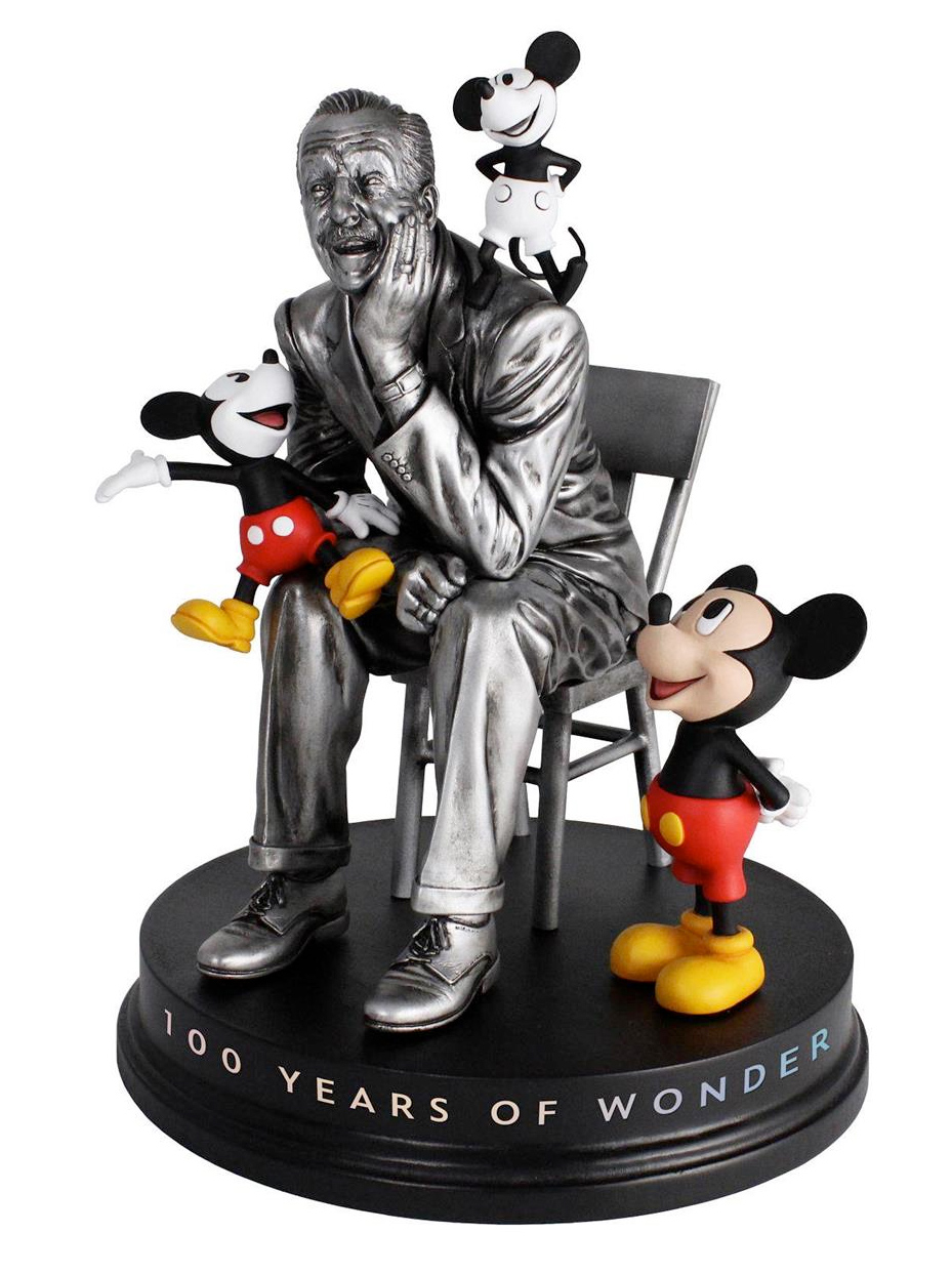 Walt Disney with Mickey Mouse Grand Jester Studios Disney 100 Statue