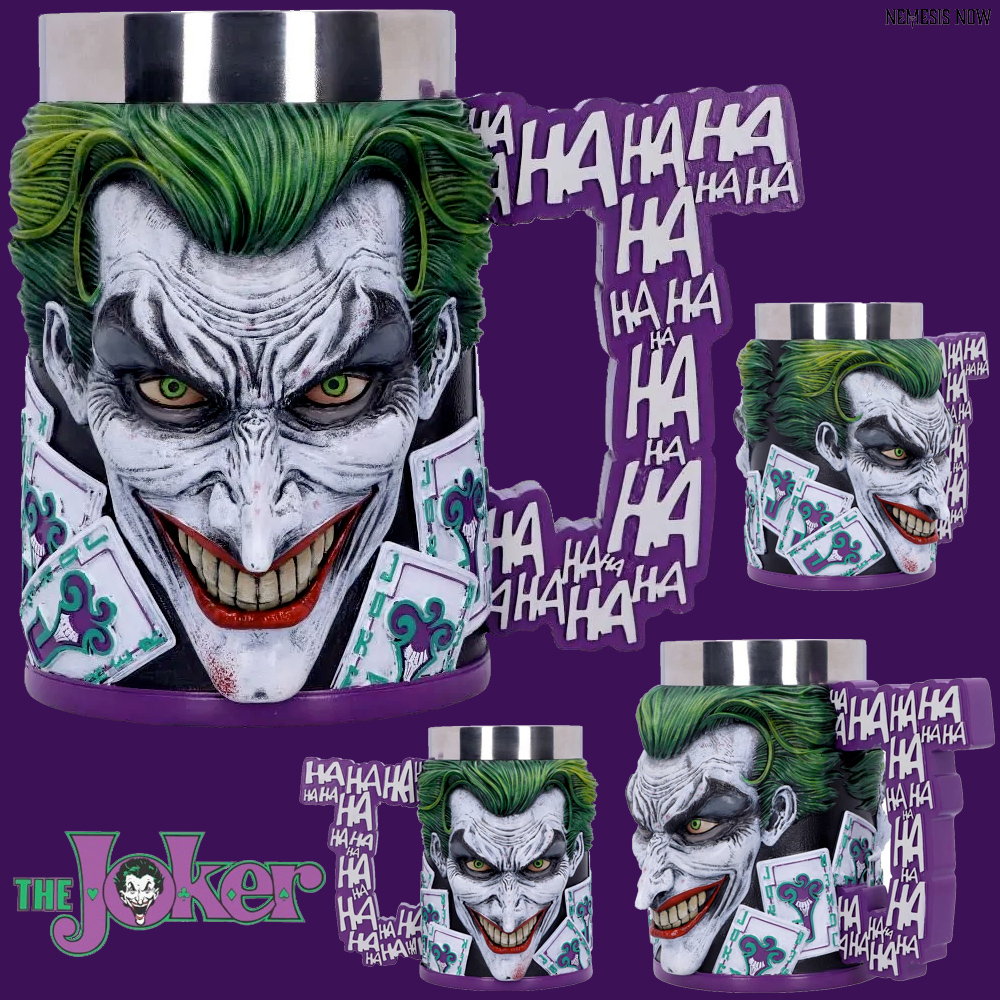 Caneca Tankard The Joker Coringa em 3D (Batman)