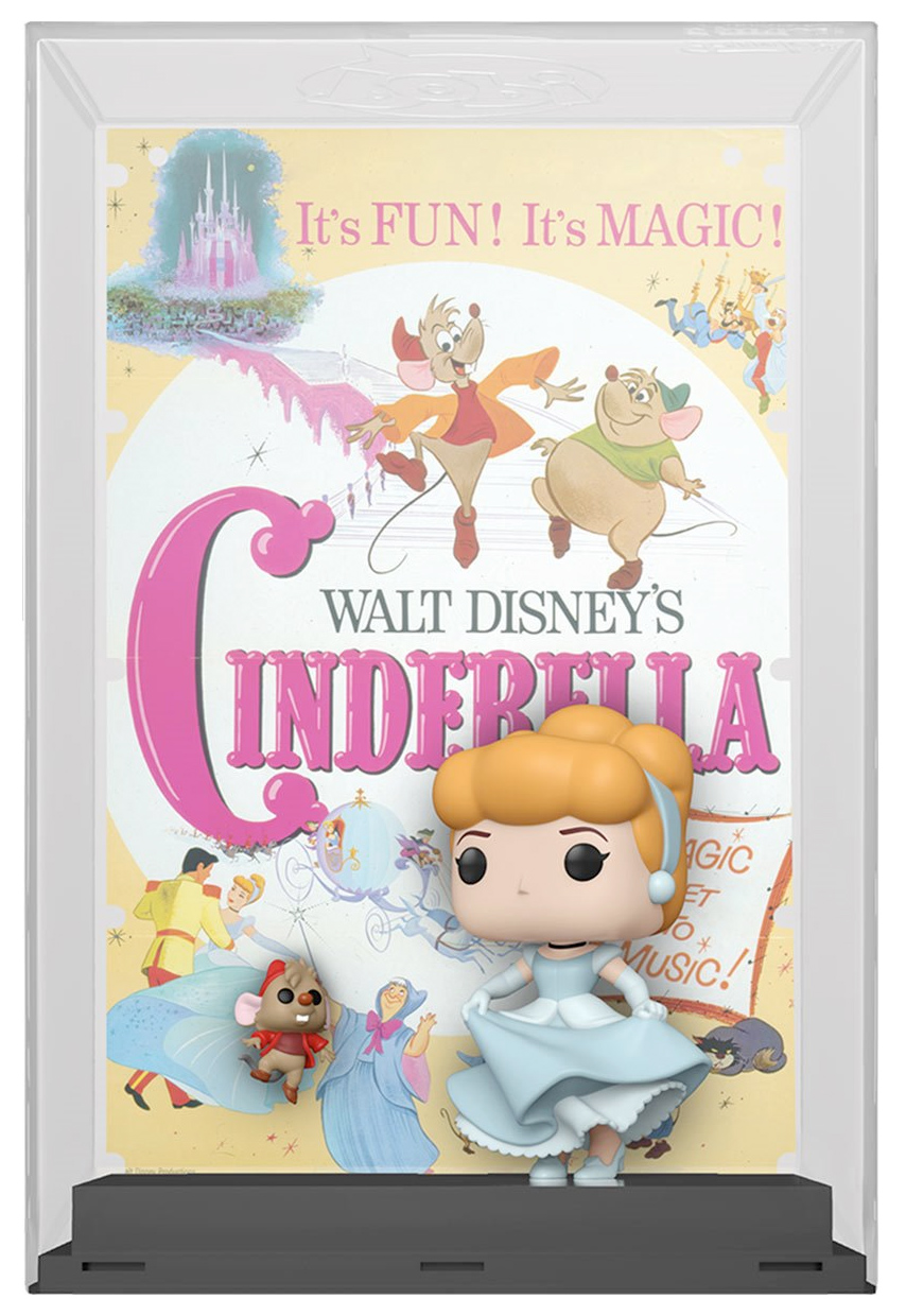 Disney 100 Anos Pop! Movie Poster: Cinderella, Dumbo e Alice
