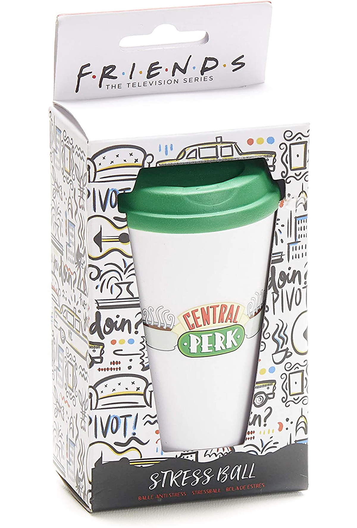 Central Perk Coffee Cup Friends TV Show Squish Stress Ball