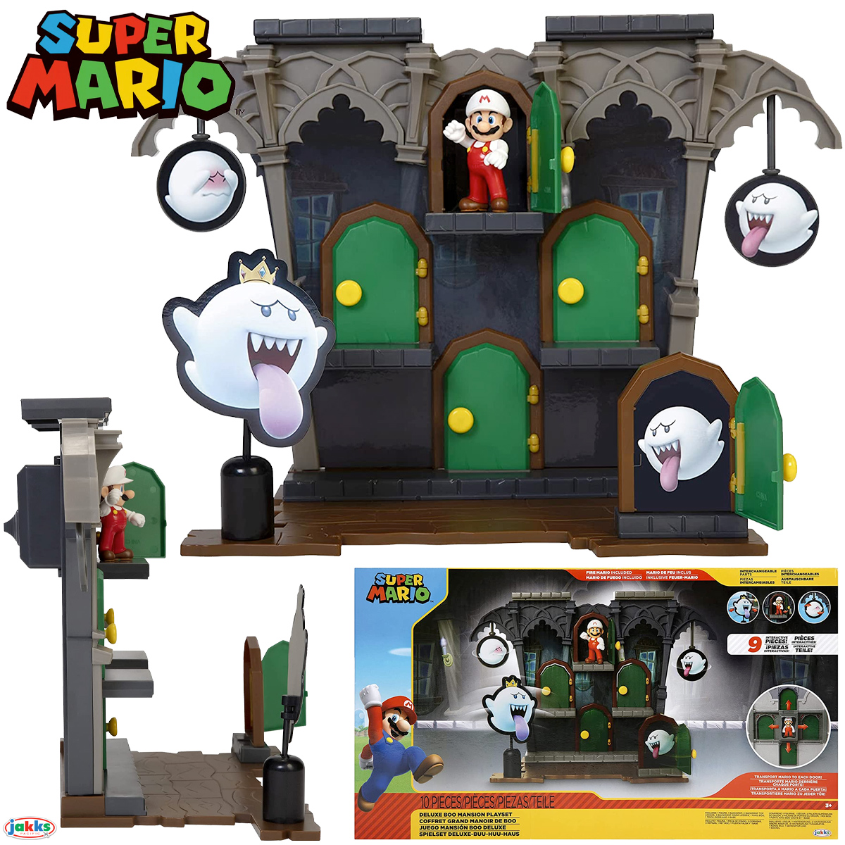 Playset Nintendo Mansão Mal-Assombrada do Boo (Super Mario)