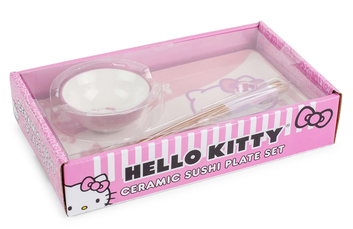 Set de Sushi Hello Kitty com 3 Peças