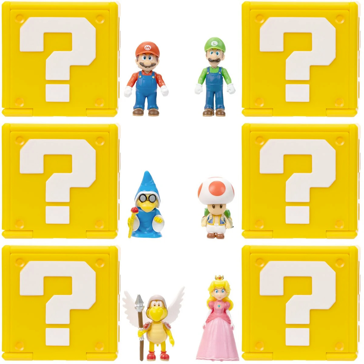 Mini-Figuras de Super Mario Bros. O Filme em Blocos de Interrogação (Blind-Box)