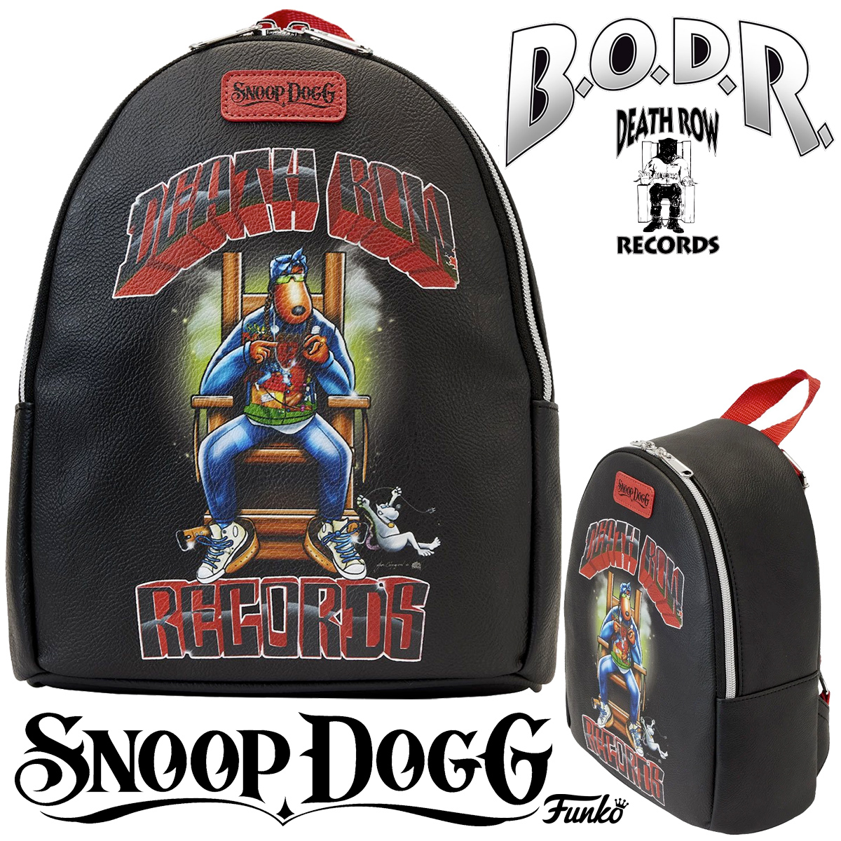 Mini-Mochila Snoop Dogg B.O.D.R. Death Row Records