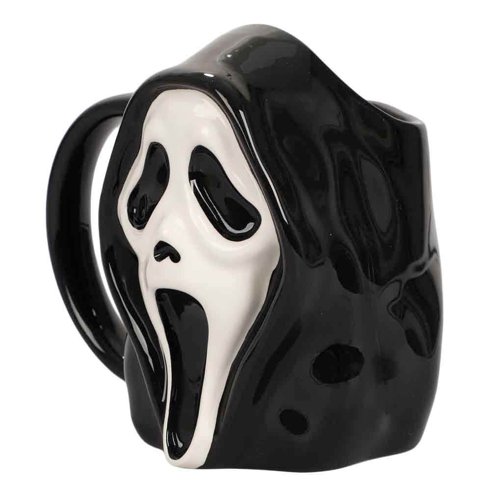 Caneca Esculpida Ghostface 3D de Pânico (Scream)