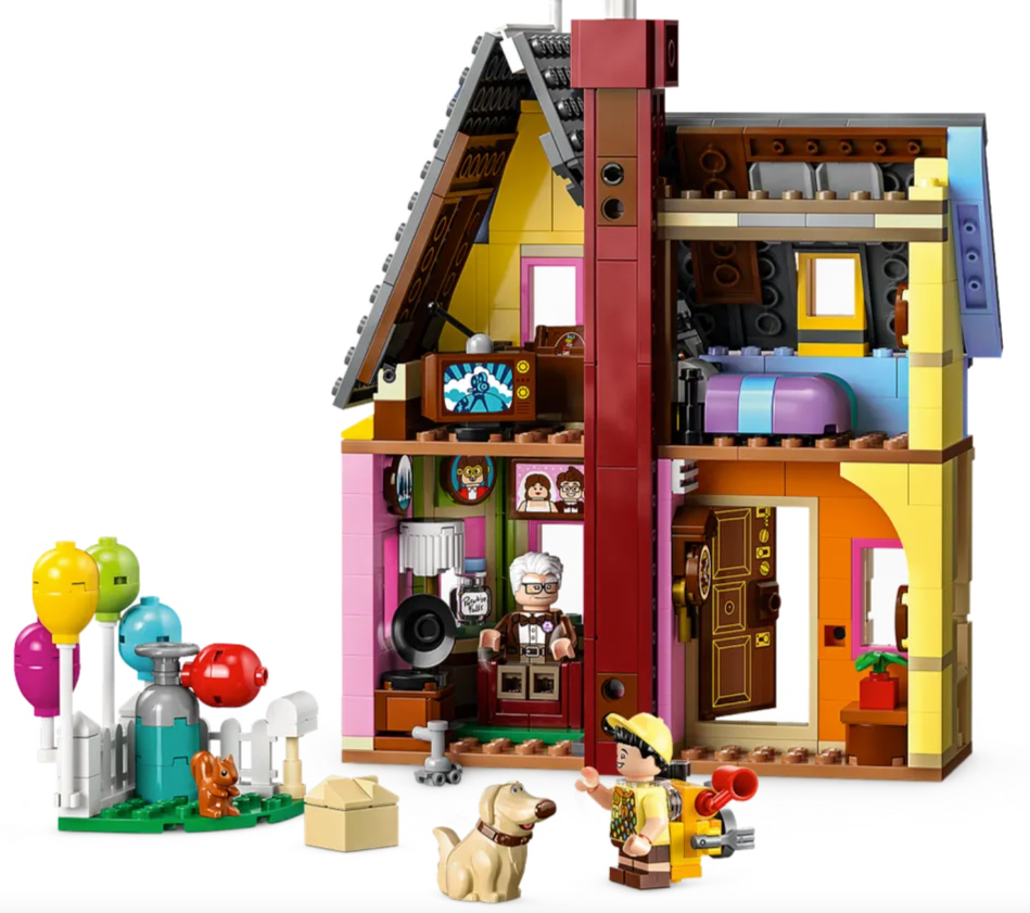 LEGO Casa Voadora de Carl Fredricksen com 598 Blocos Up - Altas Aventuras