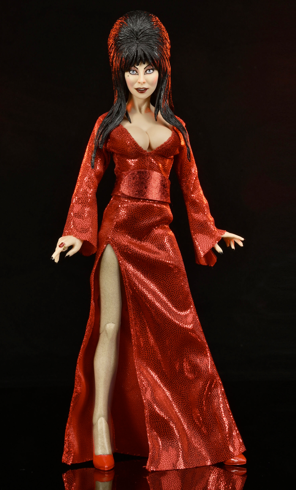 Elvira, a Rainha das Trevas “Red, Fright, and Boo” - Action Figure Neca Clothed
