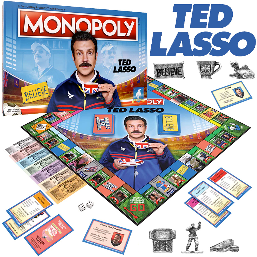 Jogo de Tabuleiro Monopoly Ted Lasso