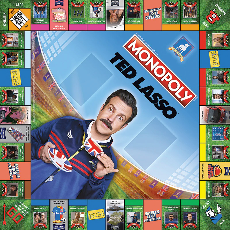 Jogo de Tabuleiro Monopoly Ted Lasso