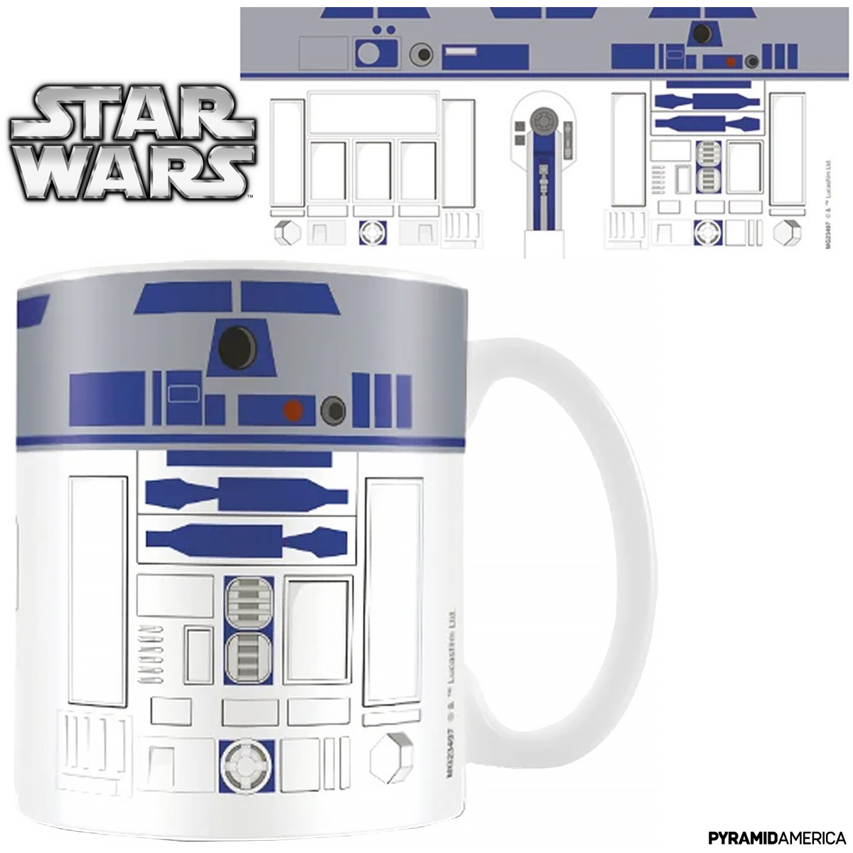 Caneca R2-D2 Star Wars de Cerâmica