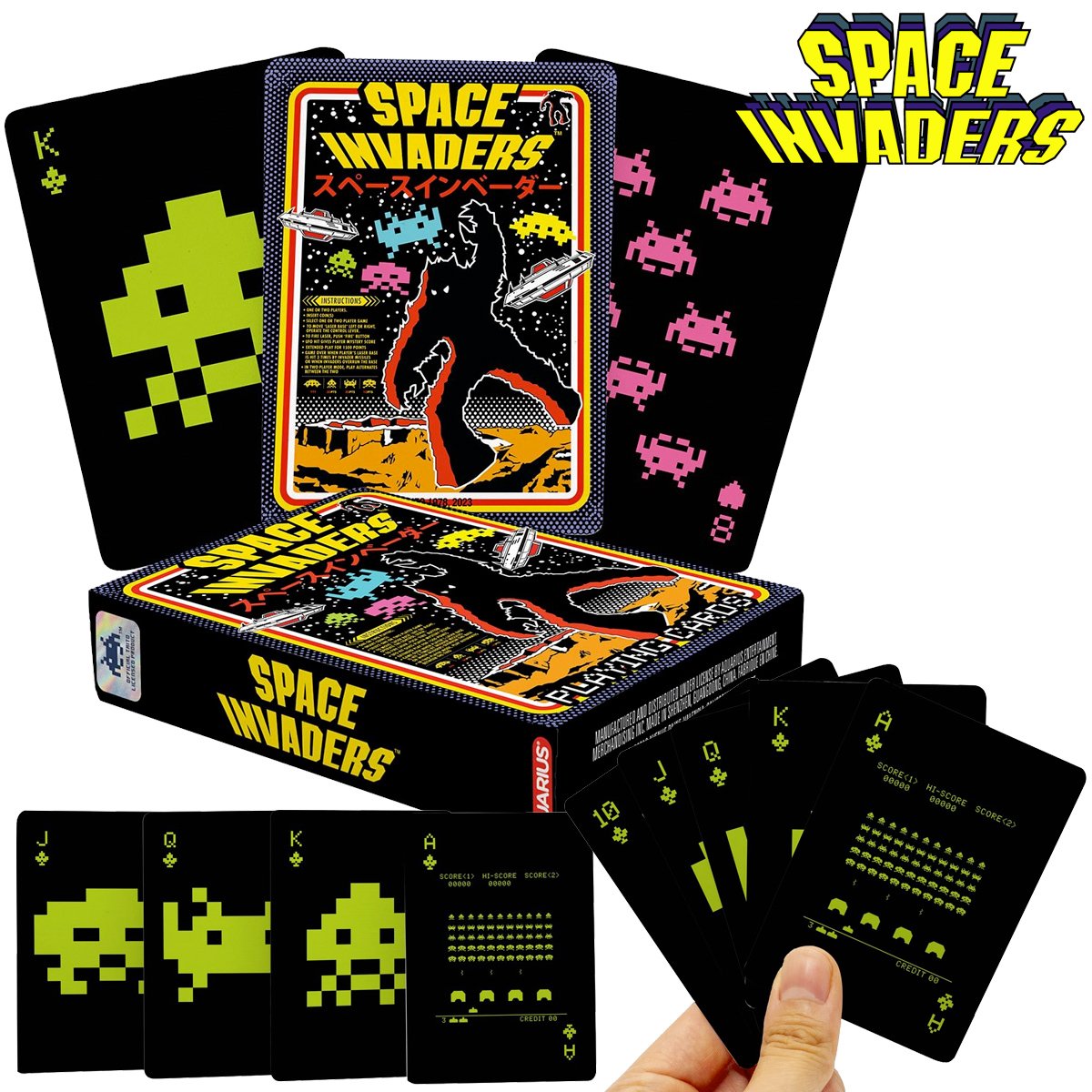 Baralho Space Invaders 8-bit (Aquarius) class=