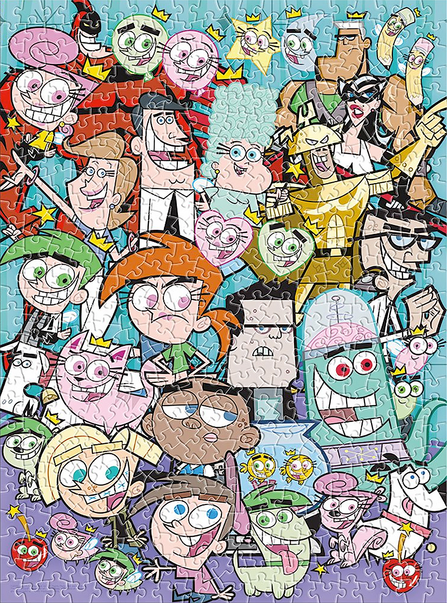 Quebra-Cabeça Os Padrinhos Mágicos (Nickelodeon)