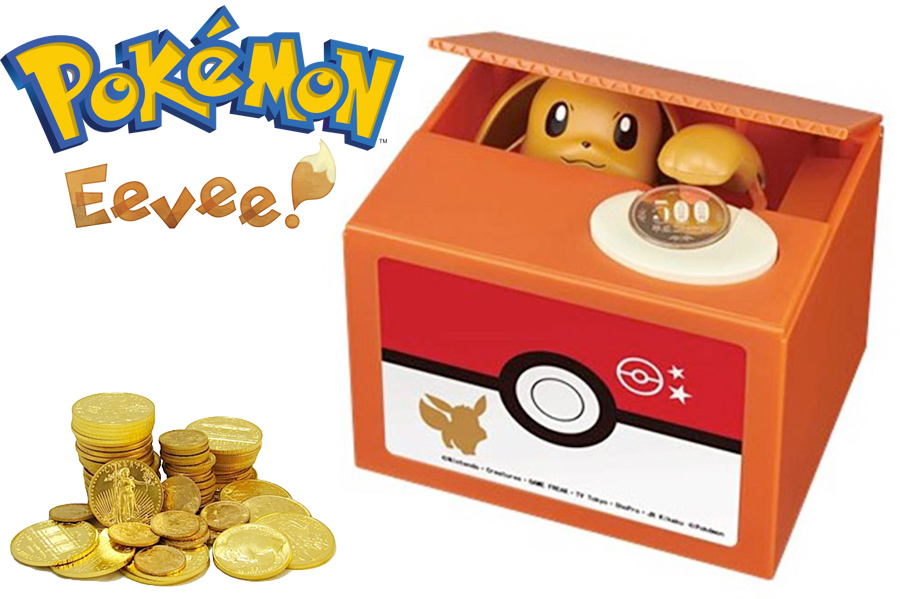 Eevee Coin Bank  Japan Trend Shop