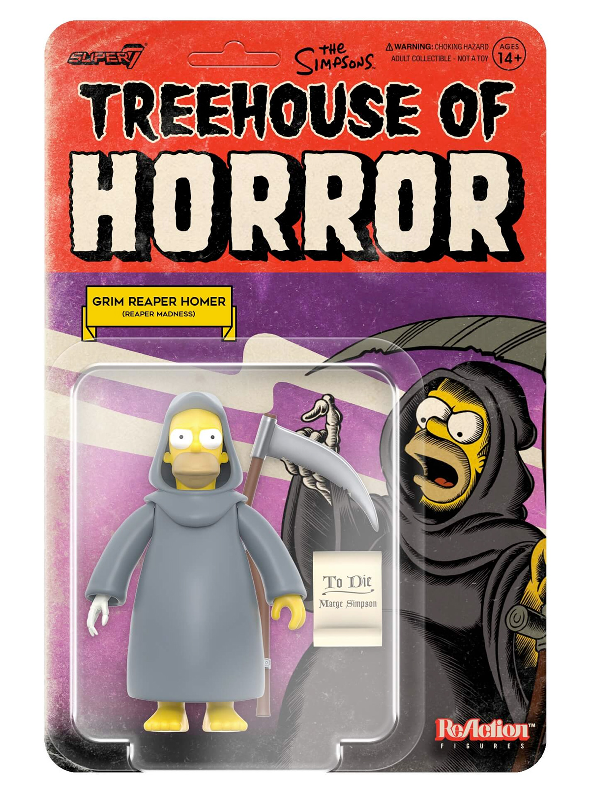 Os Simpsons Treehouse of Horror ReAction Action Figures