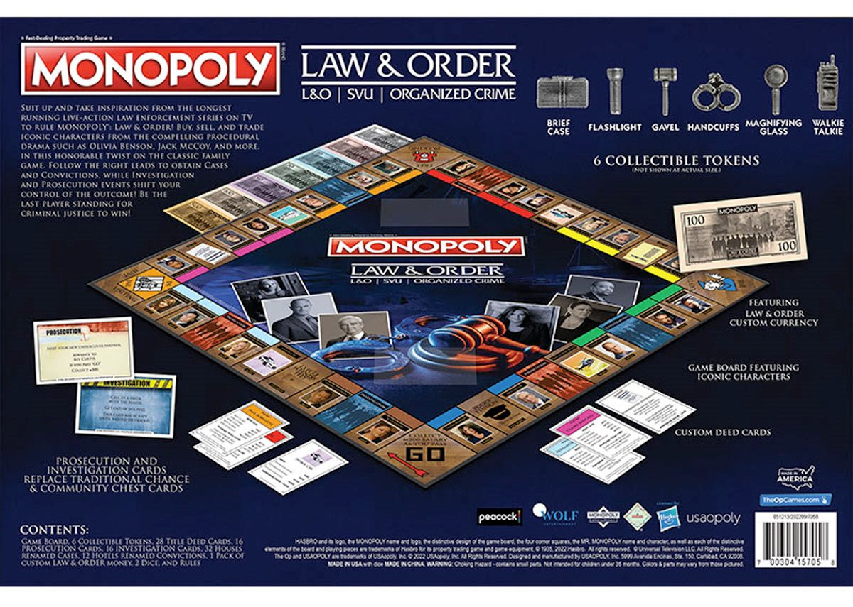 Law & Order Monopoly Edition