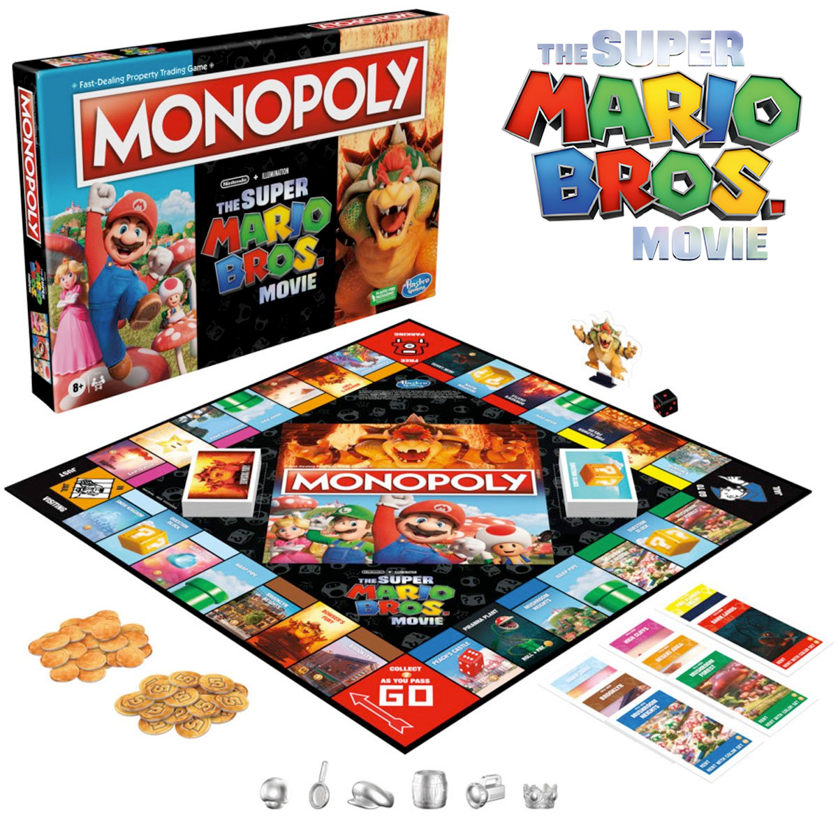 Jogo Monopoly Super Mario Bros. O Filme