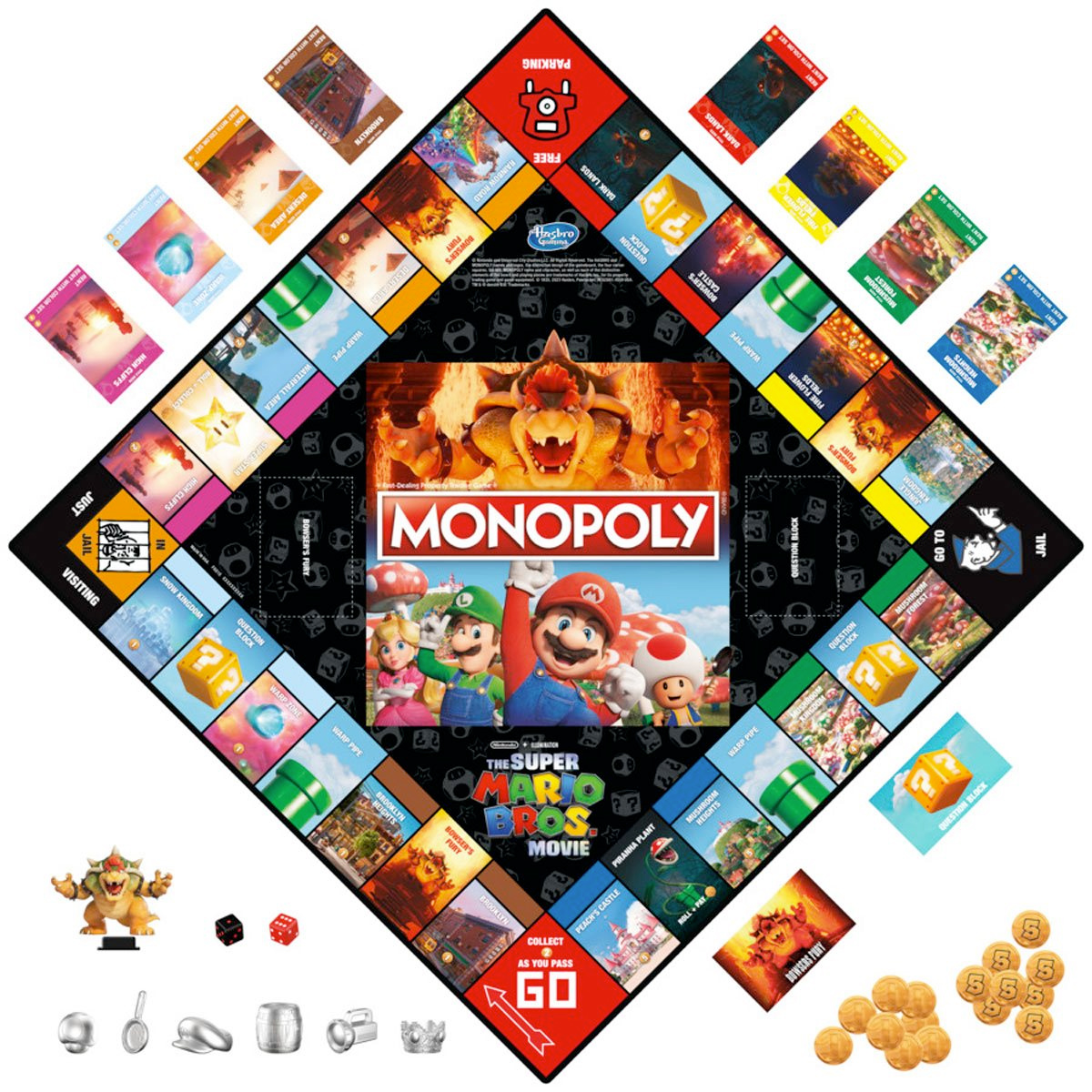 Jogo de Tabuleiro Monopoly: Mario Kart - USAopoly - Toyshow Tudo