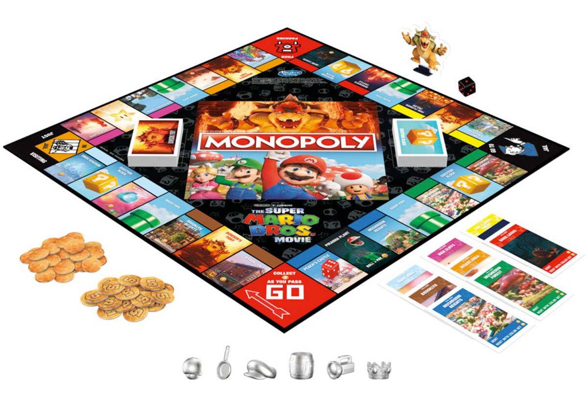 Jogo Monopoly Super Mario Bros. O Filme