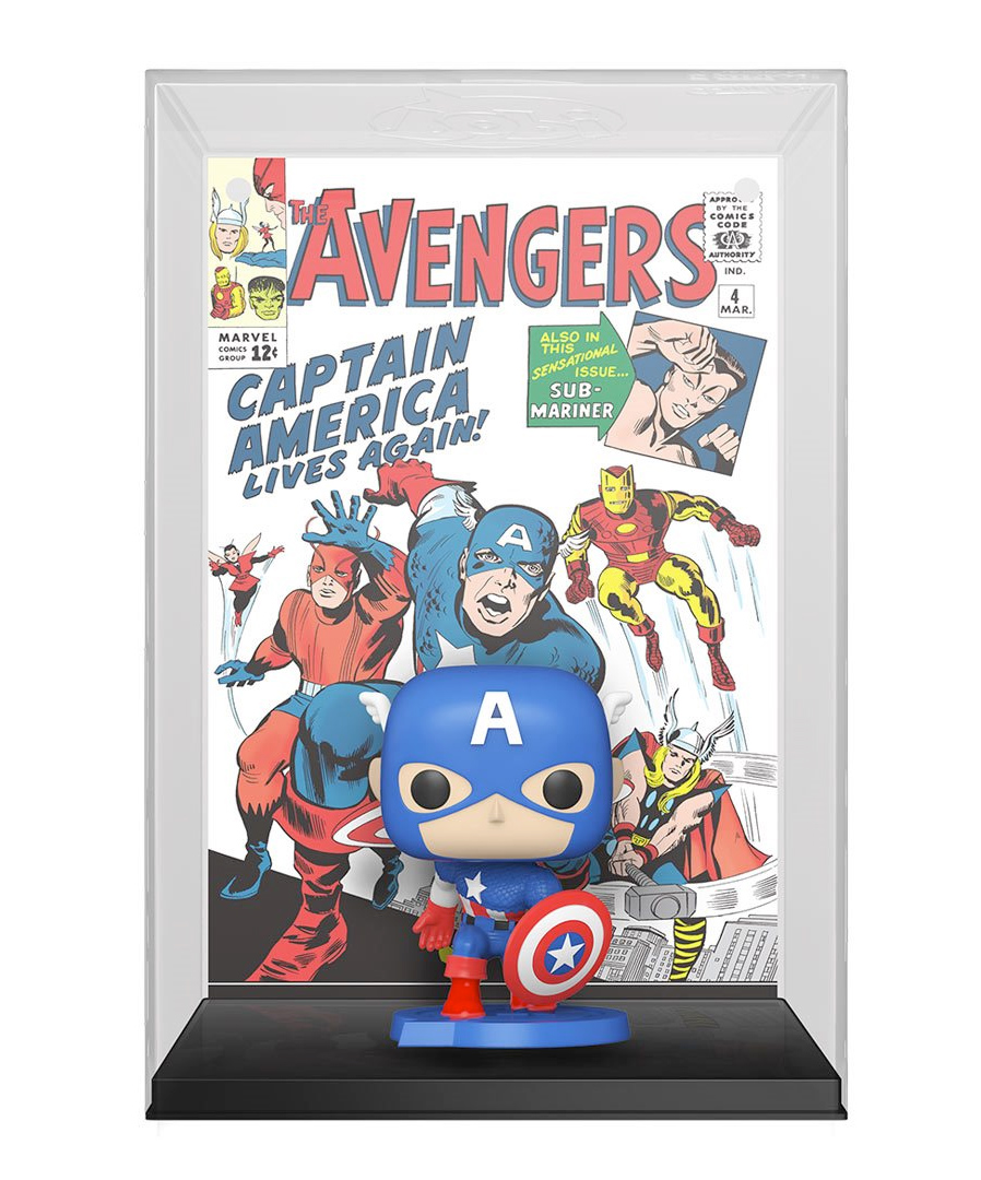 Pop! Comic Cover: Capitão América em The Avengers #4 (1963)