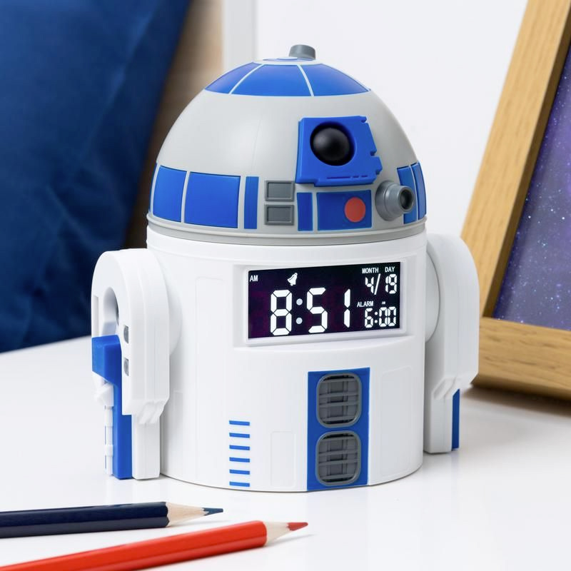 Relógio Despertador R2-D2 Star Wars
