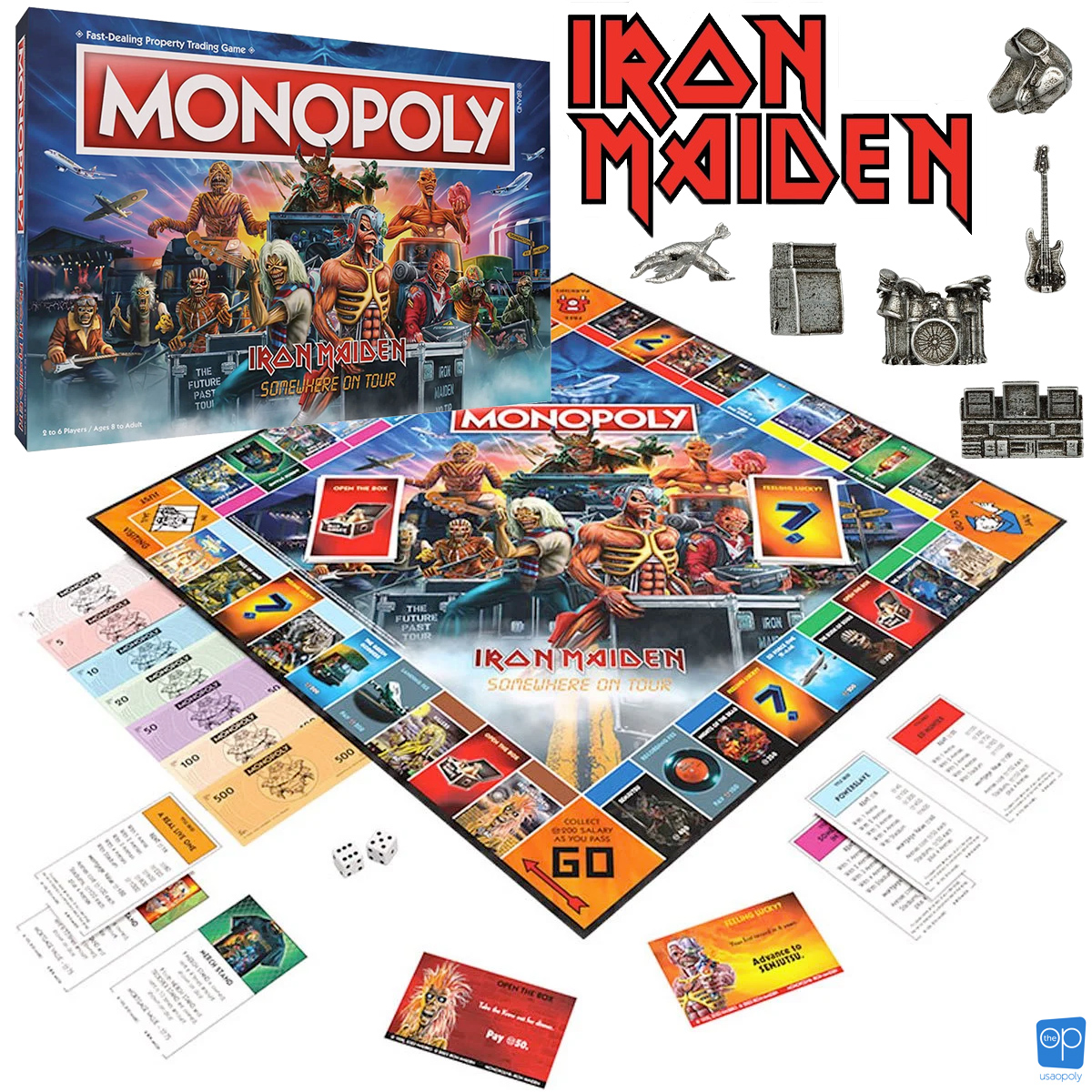 Jogo Monopoly Iron Maiden World Tours