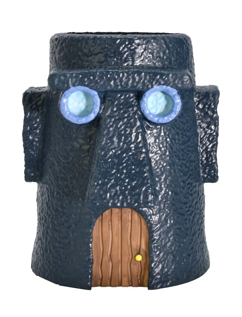 Porta-Lápis Casa Moai do Lula Molusco na Fenda do Biquíni (Bob Esponja Calça Quadrada)