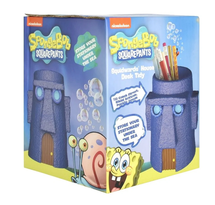 Squidward Tentacles 3D Tiki House Spongebob Squarepants Character Pen Pot