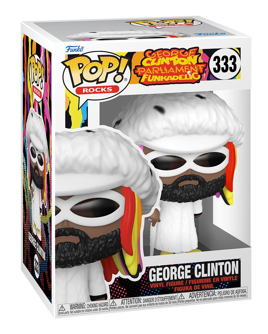 Boneco Pop! Rocks George Clinton Parliament-Funkadelic
