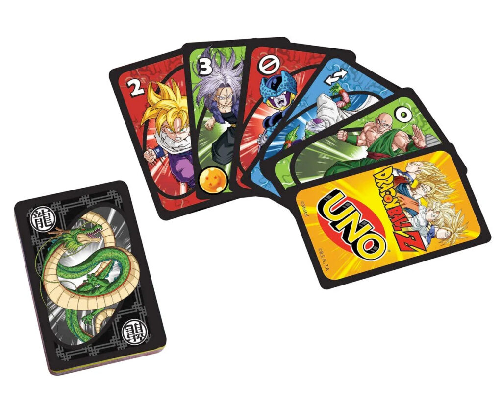 Jeu de cartes spécial UNO Dragonball Z | Meilleurs jeux d'intérieur pour toute la famille