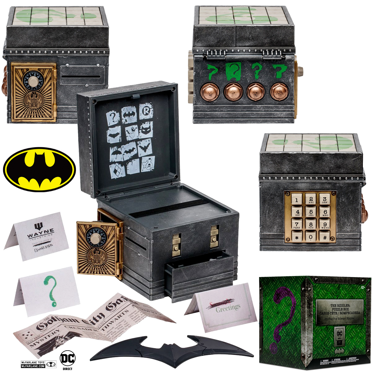 Quebra-Cabeça do Charada: The Riddler Puzzle Box por Edward Nygma (Batman)