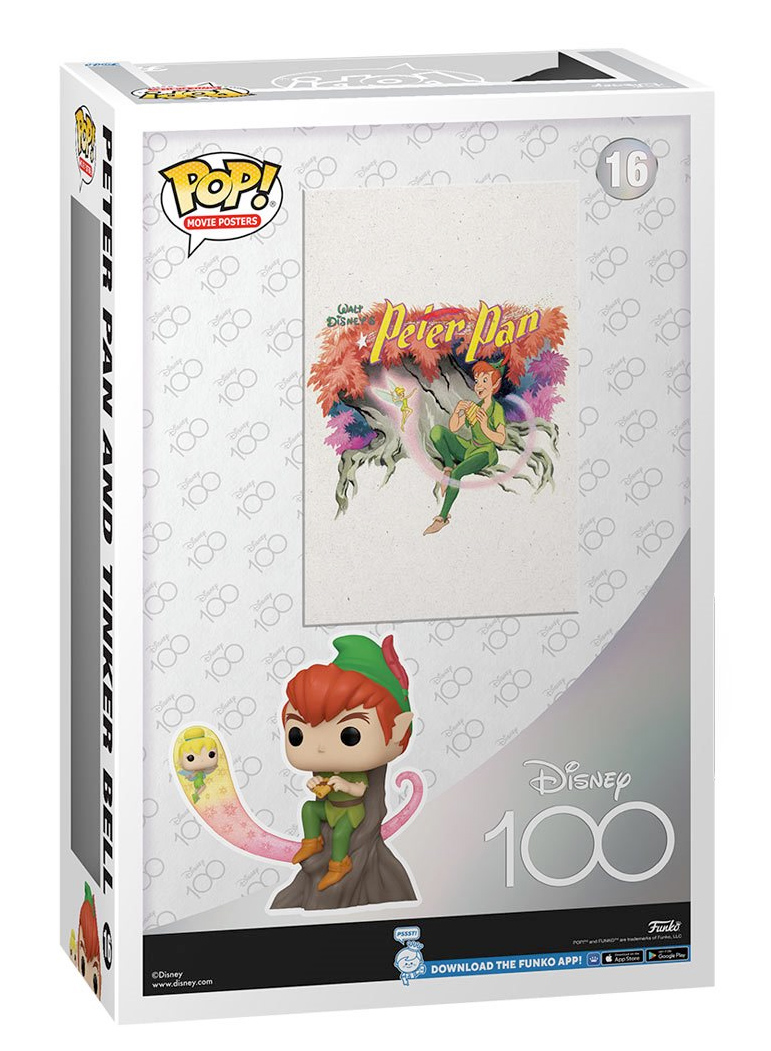 Disney 100 Anos Pop! Movie Poster: Peter Pan de 1953