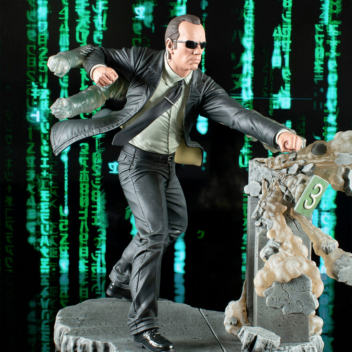 Estátua Agente Smith The Matrix Gallery Diorama (Diamond Select Toys)