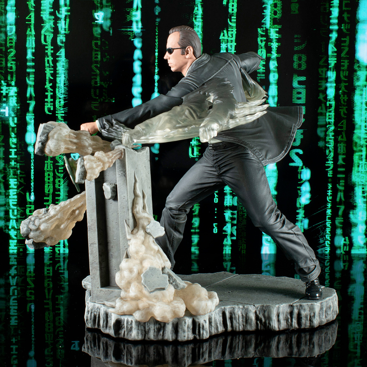 Estátua Agente Smith The Matrix Gallery Diorama (Diamond Select Toys)