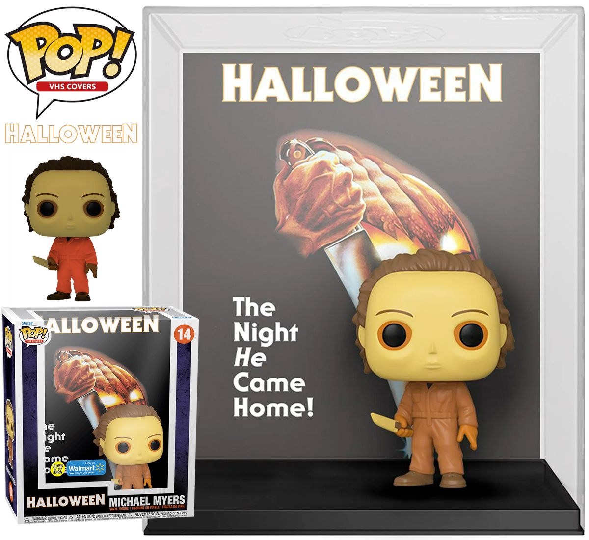 Pop! VHS Cover: Halloween Michael Myers Fosforescente