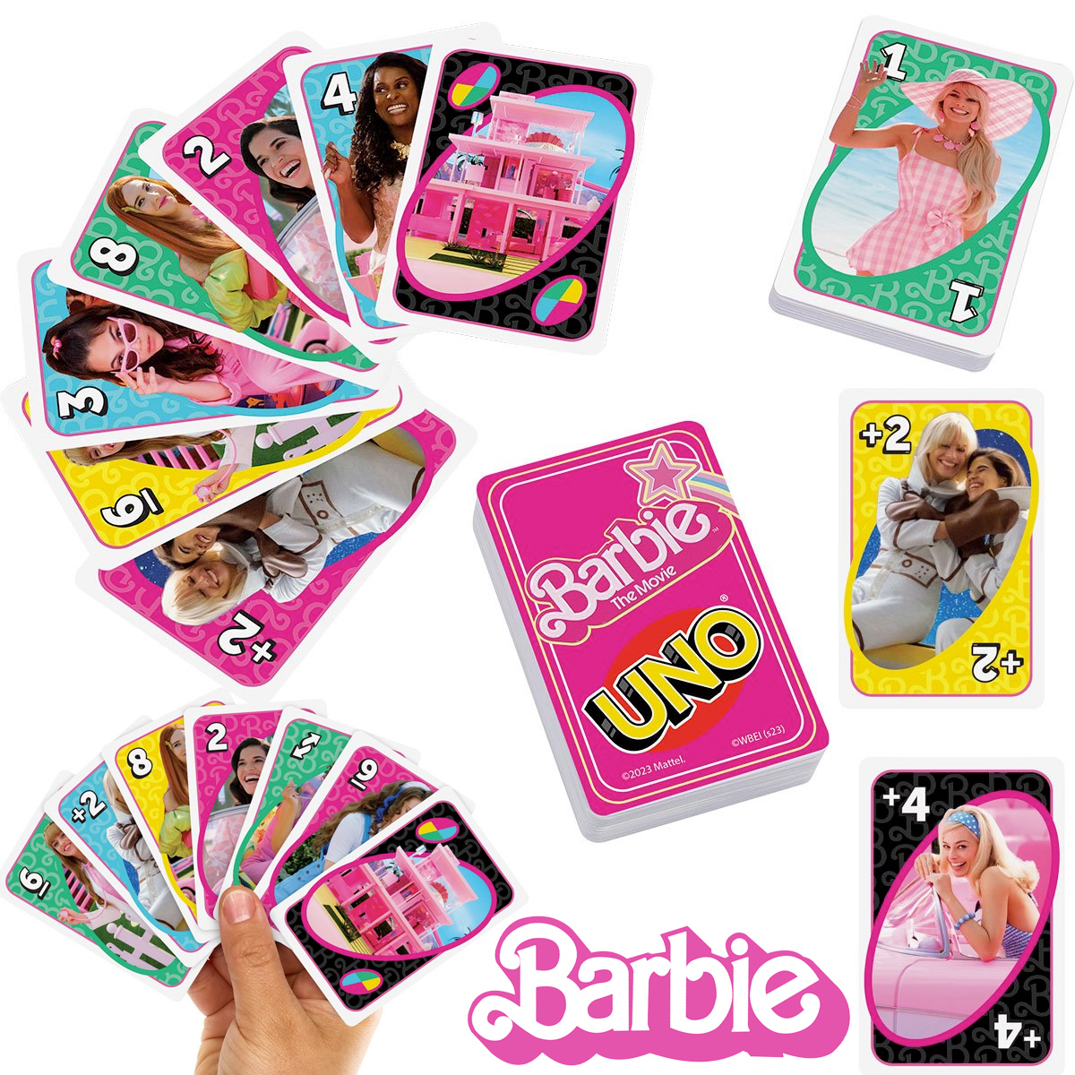 Jogo De Cartas - Uno - Barbie O Filme - Mattel - Ri Happy