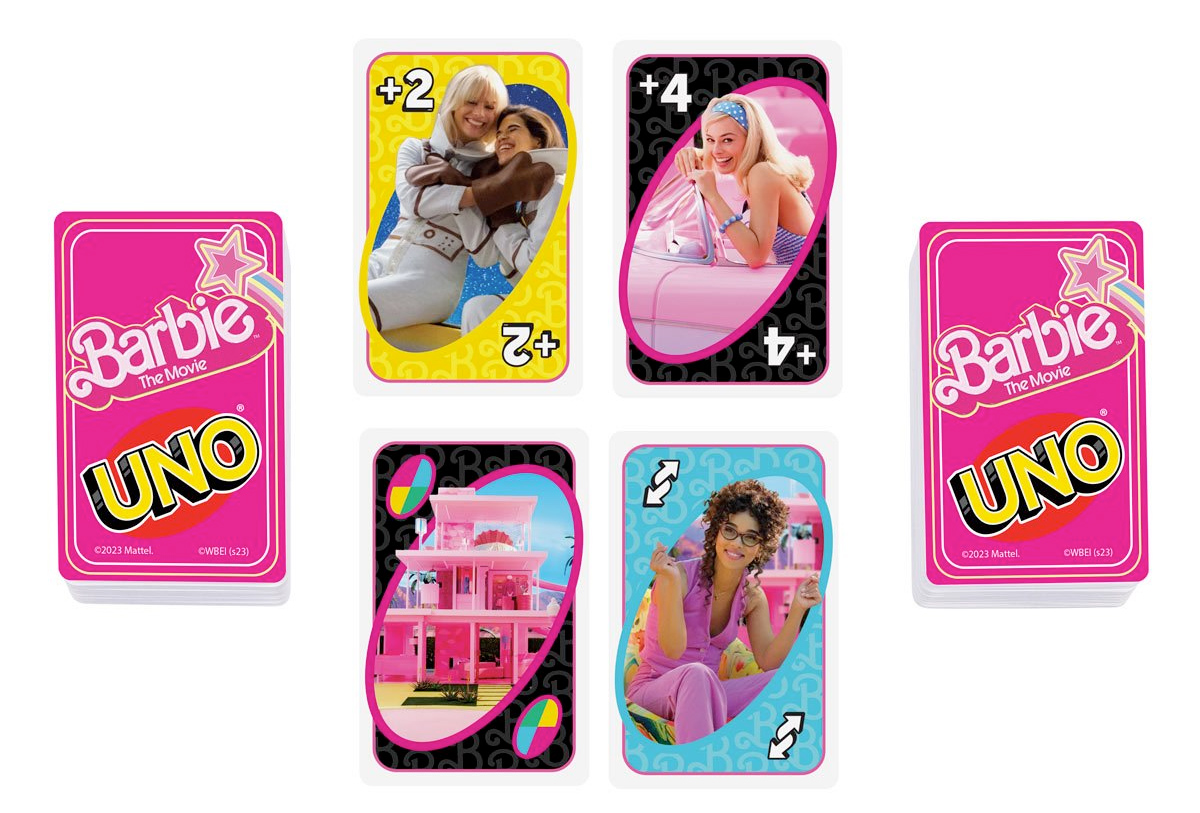 Jogo de Cartas UNO do Filme Barbie: The Movie