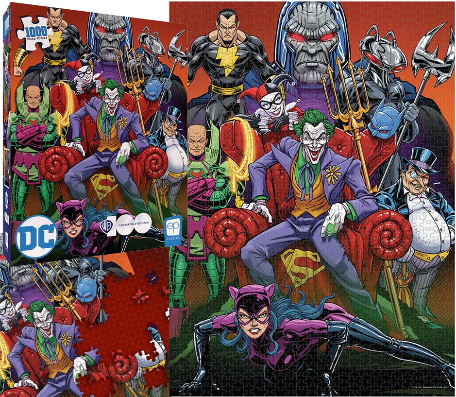 Quebra-Cabeça Vilões e Vilãs da DC Comics com 1.000 peças