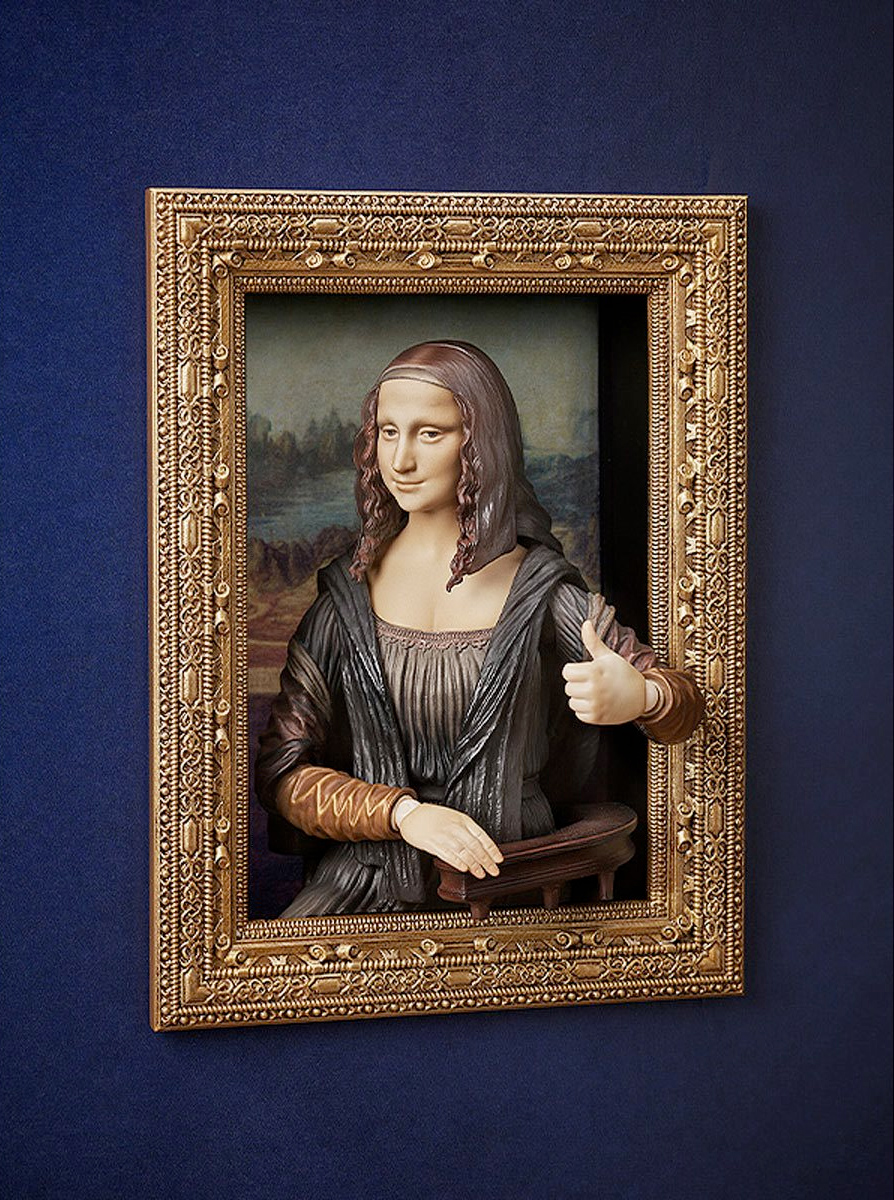 Mona Lisa de Leonardo da Vinci - Action Figure Figma Table Museum