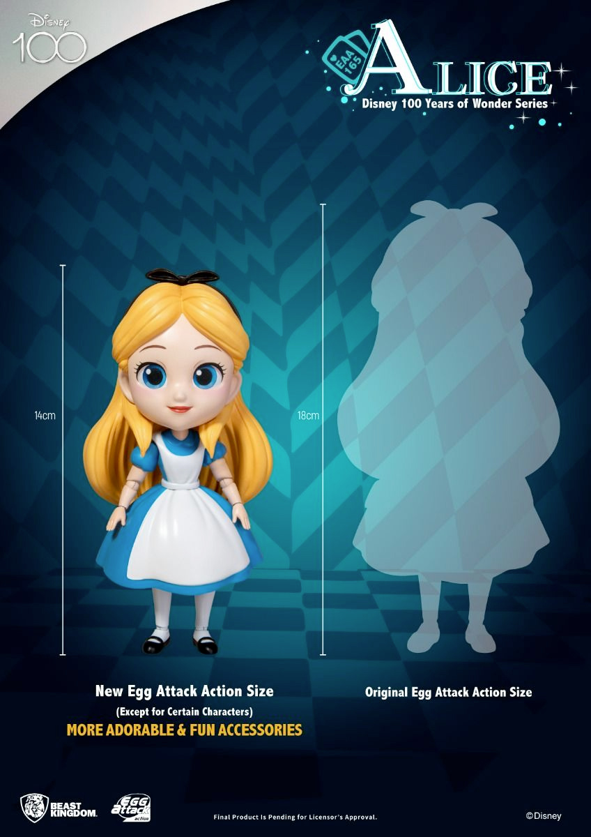 Alice in Wonderland Egg Attack Action Figure - Disney 100 Years of Wonder Series