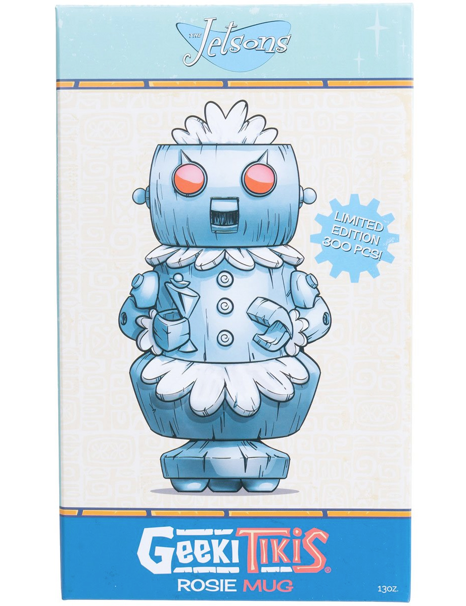 Caneca Geeki Tikis Rosie the Robot, a Robô Doméstica de Os Jetsons