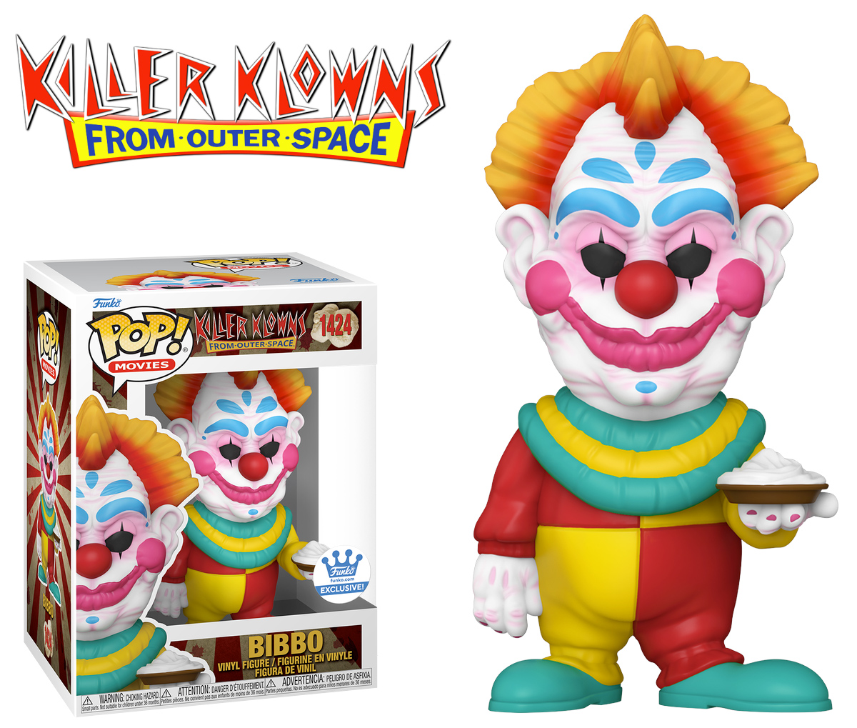 Bonecos Pop! do Filme Palhaços Assassinos do Espaço Sideral (Killer Klowns from Outer Space)