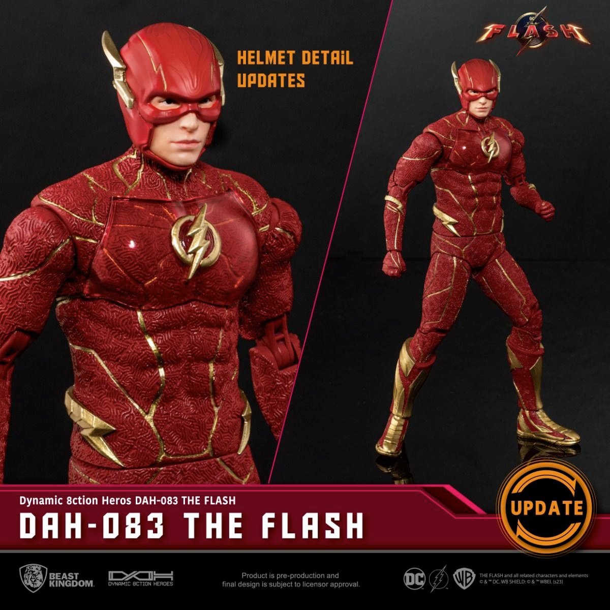 Action Figure Dynamic Action Heroes do Filme The Flash (DAH)