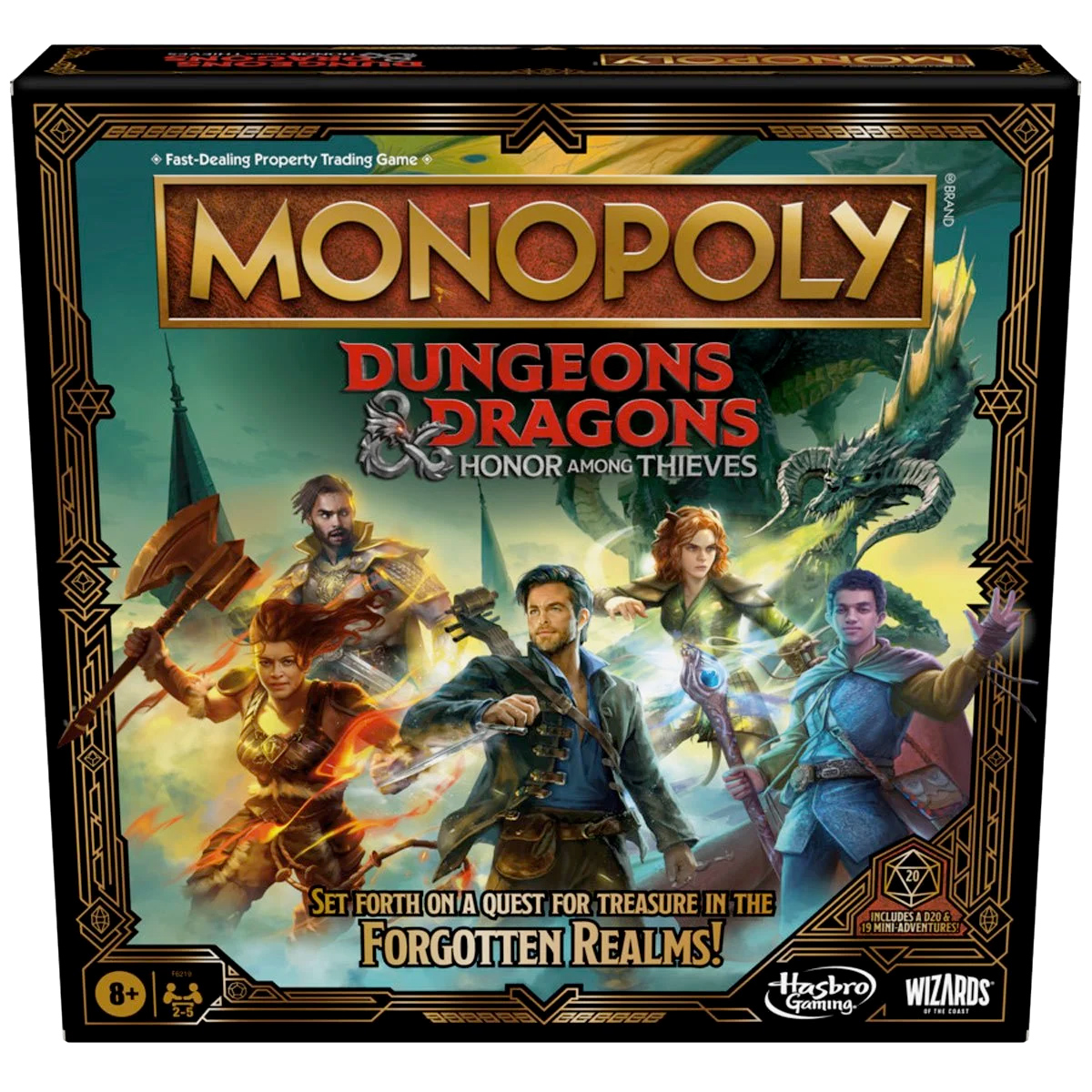 Dungeons & Dragons: Honor Among Thieves Edition Monopoly Game