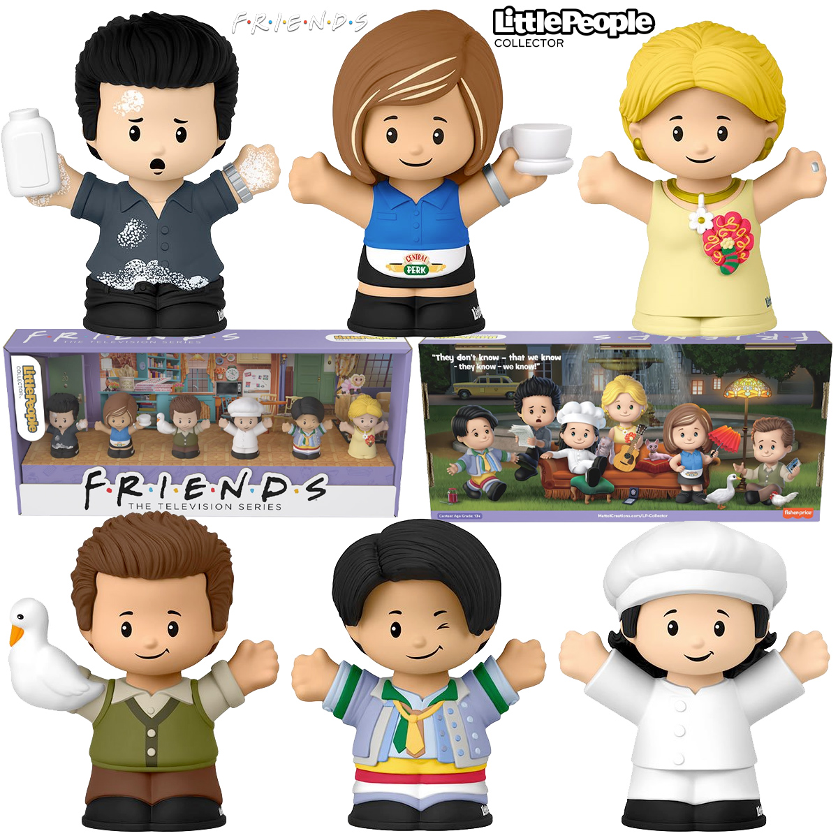 Bonecos Little People Collector Friends