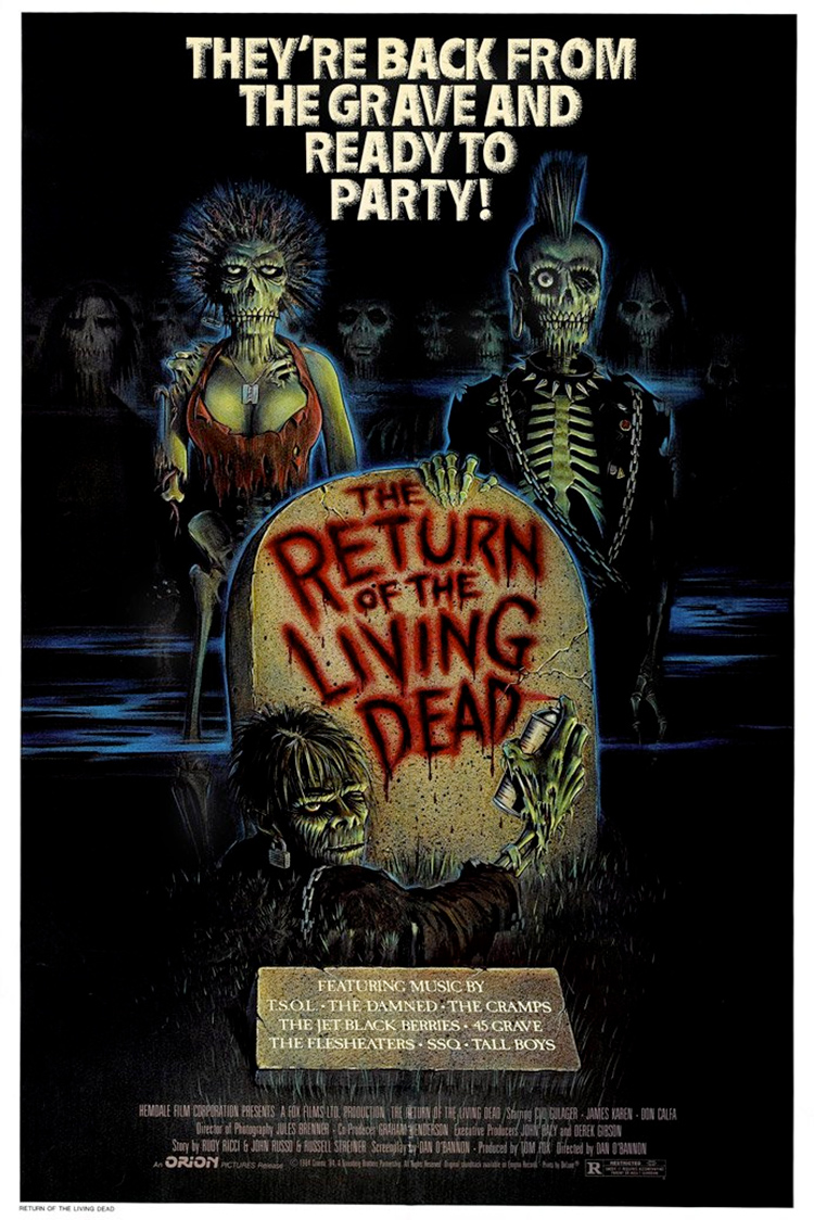 Poster do Filme Return of the Living Dead de 1985