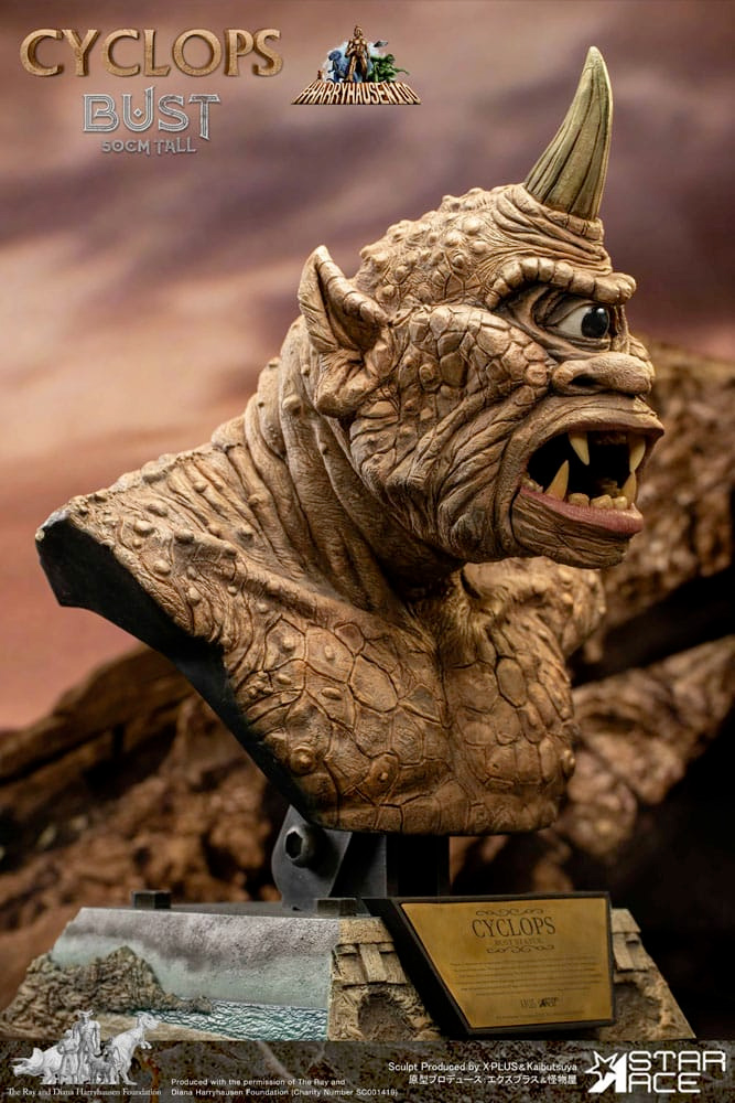 busto Cyclops The 7th Voyage of Sinbad Bust Statue