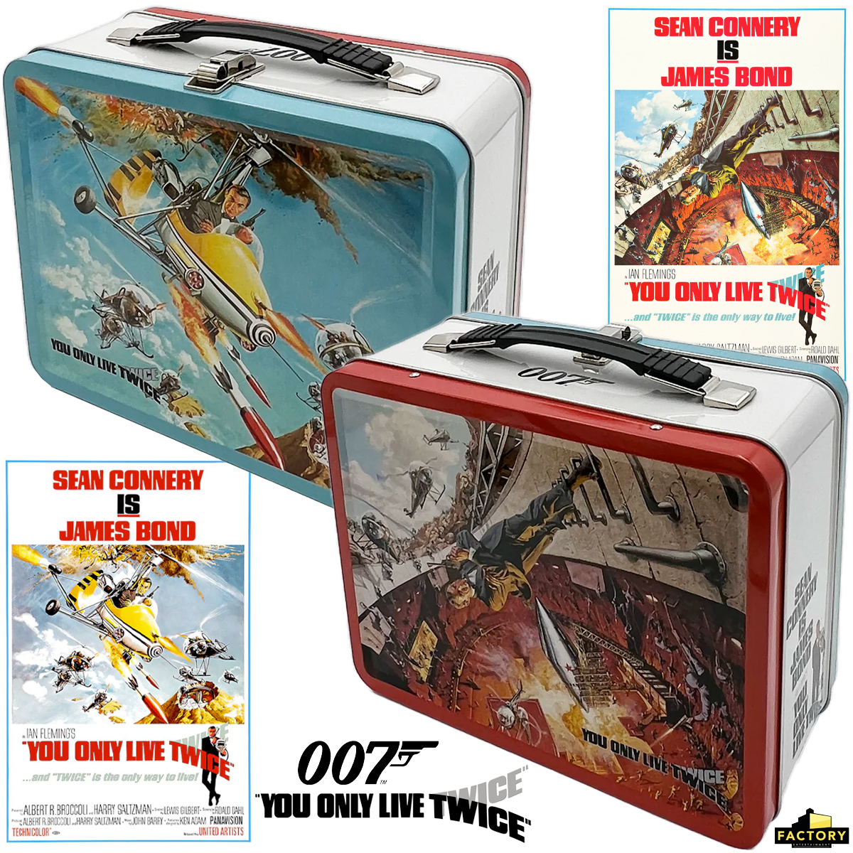 Lancheira James Bond You Only Live Twice Tin Tote