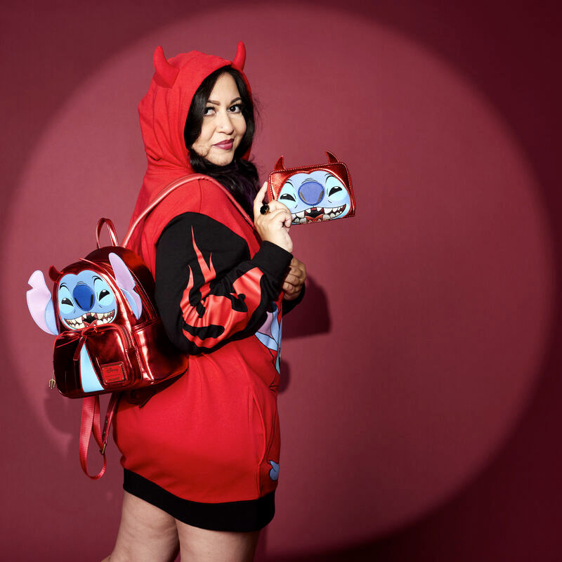 mini-mochila Stitch Devil Cosplay Mini-Backpack