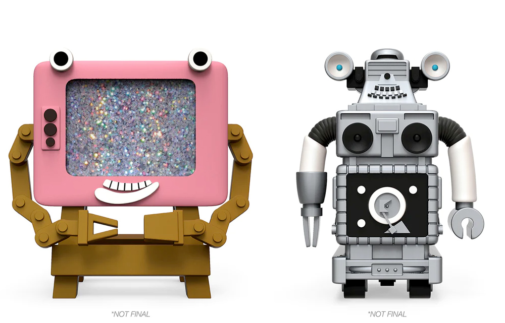 Mini-Figuras Kidrobot da Série Pee-wee's Playhouse